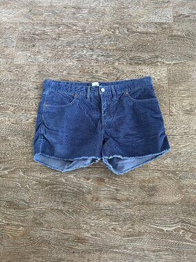GAP cut off blue corduroy shorts size 12